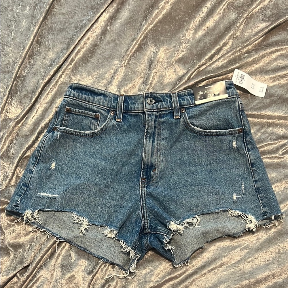 abercrombie&fitch curve love mom shorts size 8 | 29